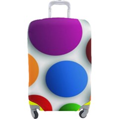 Abstract Dots Colorful Luggage Cover (large) by nateshop