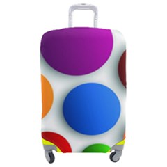 Abstract Dots Colorful Luggage Cover (medium) by nateshop