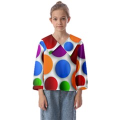 Abstract Dots Colorful Kids  Sailor Shirt