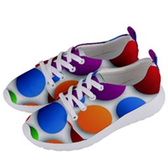 Abstract Dots Colorful Women s Lightweight Sports Shoes by nateshop