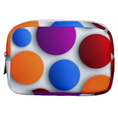 Abstract Dots Colorful Make Up Pouch (small) by nateshop