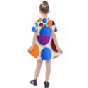 Abstract Dots Colorful Kids  Sailor Dress View2