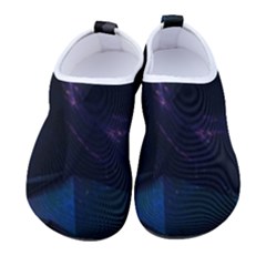 Abstract, Black, Purple, Kids  Sock-style Water Shoes by nateshop