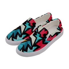 Abstract, Colorful, Colors Women s Canvas Slip Ons by nateshop