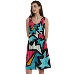 Abstract, Colorful, Colors Classic Skater Dress by nateshop