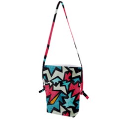 Abstract, Colorful, Colors Folding Shoulder Bag by nateshop