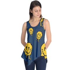 Aesthetic, Blue, Mr, Patterns, Yellow, Tumblr, Hello, Dark Sleeveless Tunic by nateshop