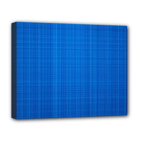 Blue Abstract, Background Pattern, Texture Deluxe Canvas 20  X 16  (stretched) by nateshop
