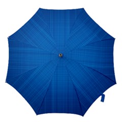 Blue Abstract, Background Pattern, Texture Hook Handle Umbrellas (small) by nateshop