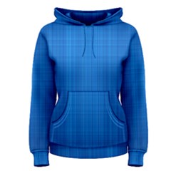 Blue Abstract, Background Pattern, Texture Women s Pullover Hoodie