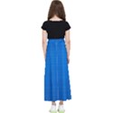 Blue Abstract, Background Pattern, Texture Kids  Flared Maxi Skirt View2