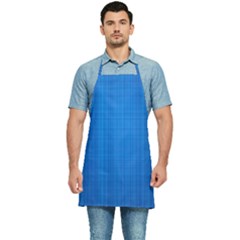 Blue Abstract, Background Pattern, Texture Kitchen Apron by nateshop