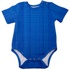 Blue Abstract, Background Pattern, Texture Baby Short Sleeve Bodysuit