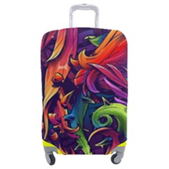 Colorful Floral Patterns, Abstract Floral Background Luggage Cover (medium) by nateshop