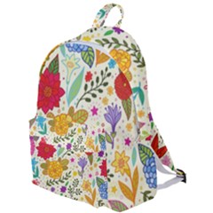 Colorful Flowers Pattern, Abstract Patterns, Floral Patterns The Plain Backpack by nateshop