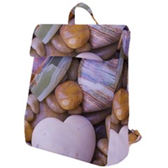 Hearts Of Stone, Full Love, Rock Flap Top Backpack by nateshop