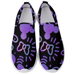 Multicolor Disney , Corazones, Mouse Men s Slip On Sneakers by nateshop