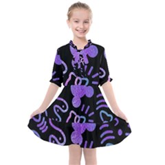 Multicolor Disney , Corazones, Mouse Kids  All Frills Chiffon Dress by nateshop