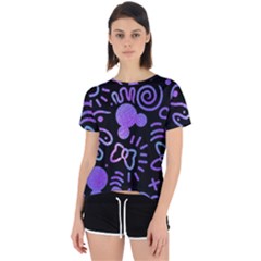 Multicolor Disney , Corazones, Mouse Open Back Sport T-shirt by nateshop