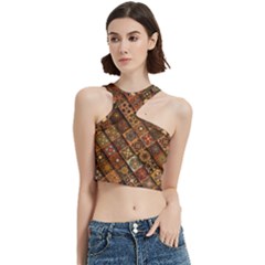 Pattern, Abstract, Texture, Mandala Cut Out Top