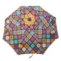 Pattern, Colorful, Floral, Patter, Texture, Tiles Folding Umbrellas View1