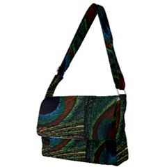 Peacock Feathers, Feathers, Peacock Nice Full Print Messenger Bag (s) by nateshop