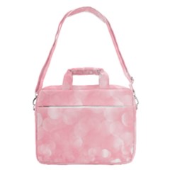 Pink Glitter Background Macbook Pro 16  Shoulder Laptop Bag by nateshop