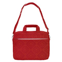 Red Chinese Background Chinese Patterns, Chinese Macbook Pro 13  Shoulder Laptop Bag 