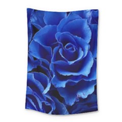 Blue Roses Flowers Plant Romance Blossom Bloom Nature Flora Petals Small Tapestry