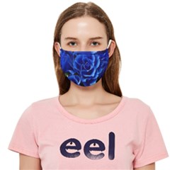 Blue Roses Flowers Plant Romance Blossom Bloom Nature Flora Petals Cloth Face Mask (Adult)