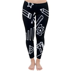 Knowledge Drawing Education Science Classic Winter Leggings by Proyonanggan