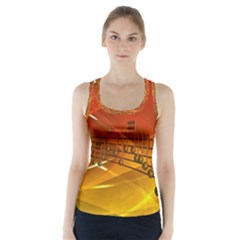 Music Notes Melody Note Sound Racer Back Sports Top by Proyonanggan