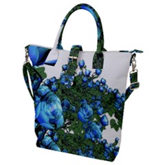 Flowers Roses Rose Nature Bouquet Buckle Top Tote Bag by Proyonanggan