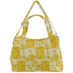 Party Confetti Yellow Squares Double Compartment Shoulder Bag by Proyonanggan