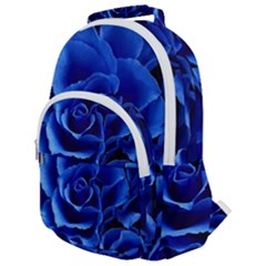 Roses Flowers Plant Romance Rounded Multi Pocket Backpack by Proyonanggan