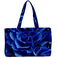 Roses Flowers Plant Romance Canvas Work Bag by Proyonanggan