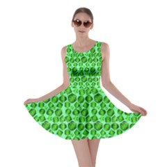 Gelatenous Cube Green Dice Skater Dress