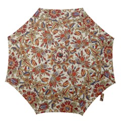 Retro Paisley Patterns, Floral Patterns, Background Hook Handle Umbrellas (large) by nateshop