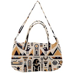 Egypt Pyramids Nature Desert Removable Strap Handbag by Proyonanggan