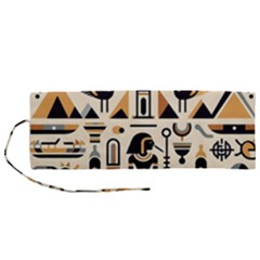 Egypt Pyramids Nature Desert Roll Up Canvas Pencil Holder (m) by Proyonanggan