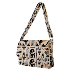 Egypt Pyramids Nature Desert Full Print Messenger Bag (m) by Proyonanggan