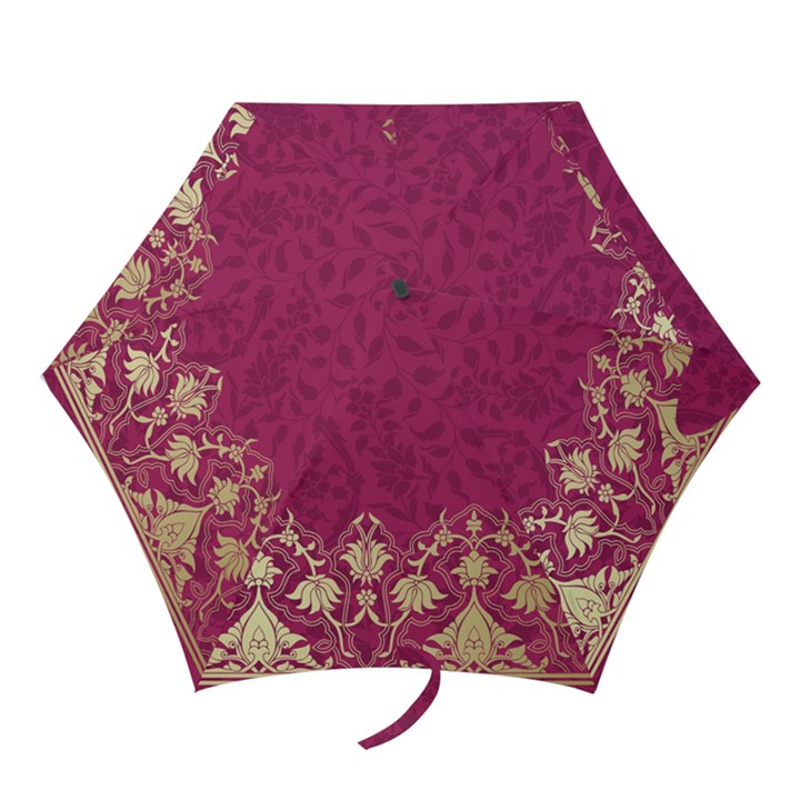 Vintage Pink Texture, Floral Design, Floral Texture Patterns, Mini Folding Umbrellas