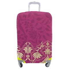 Vintage Pink Texture, Floral Design, Floral Texture Patterns, Luggage Cover (medium) by nateshop