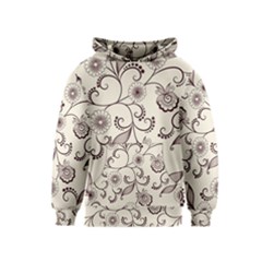 Violet Vintage Background, Floral Ornaments, Floral Patterns Kids  Pullover Hoodie by nateshop