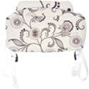 Violet Vintage Background, Floral Ornaments, Floral Patterns Full Print Backpack View4