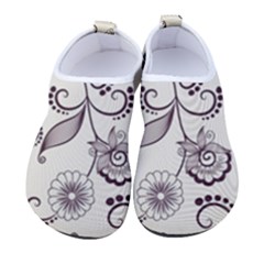 Violet Vintage Background, Floral Ornaments, Floral Patterns Women s Sock-style Water Shoes by nateshop