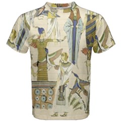 Egyptian Paper Woman Dress Design Men s Cotton T-shirt by Proyonanggan