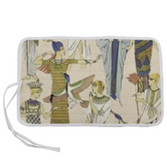 Egyptian Paper Woman Dress Design Pen Storage Case (l) by Proyonanggan