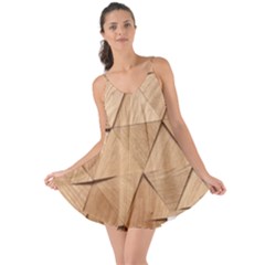 Wooden Triangles Texture, Wooden Wooden Love The Sun Cover Up by nateshop