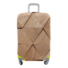 Wooden Triangles Texture, Wooden Wooden Luggage Cover (small) by nateshop